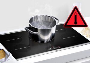 Bếp từ quá nóng gây báo lỗi và ảnh hưởng đến cảm ứng điều khiển