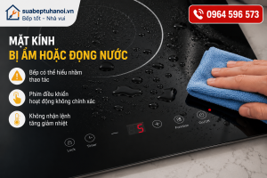 Mặt kính ẩm hoặc đọng nước